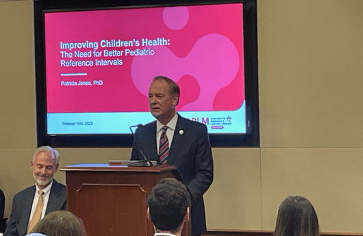 Ohio Representative John Joyce at a briefing